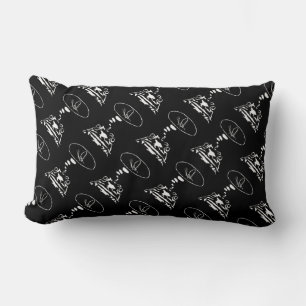 Sci-Fi smart animals "Hungry Frog Dreams"          Lumbar Cushion