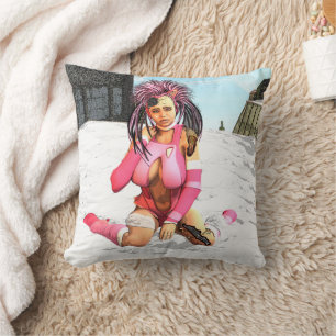 Sci Fi Snow Punk Cushion