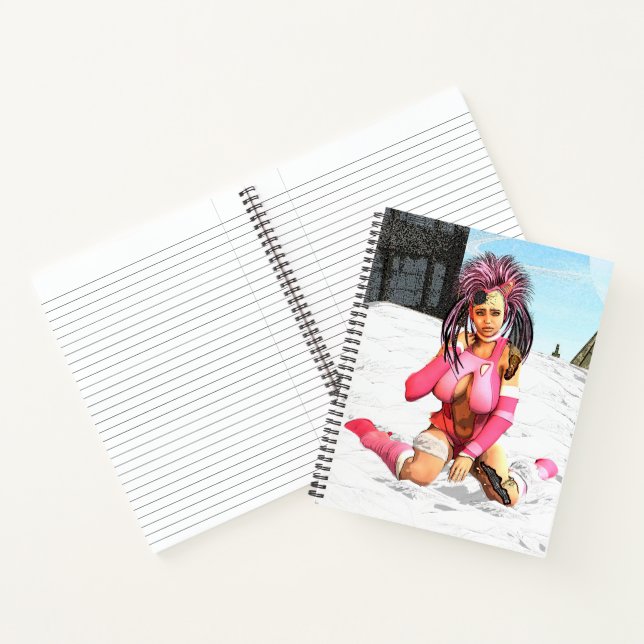 Sci Fi Snow Punk Notebook (Inside)