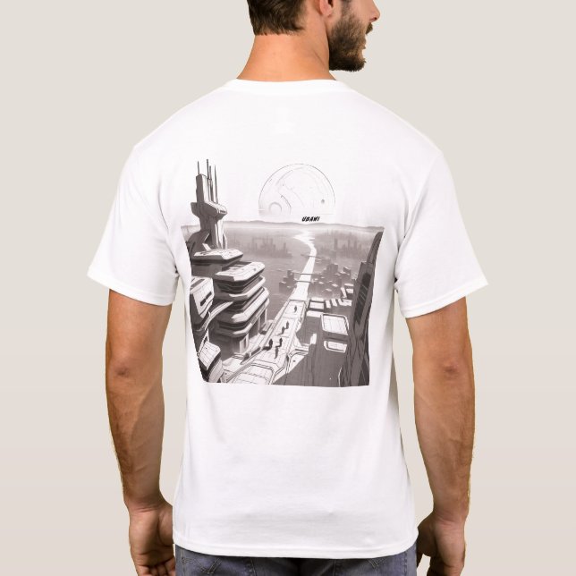 Sci-Fi T-shirt Traversing the Universe 02 A Back (Back)