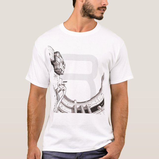 Sci-Fi T-shirt Traversing the Universe 03 G Front (Front)