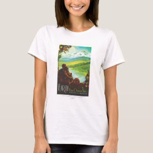 Sci-Fi Travel Ad, Planet Earth T-Shirt