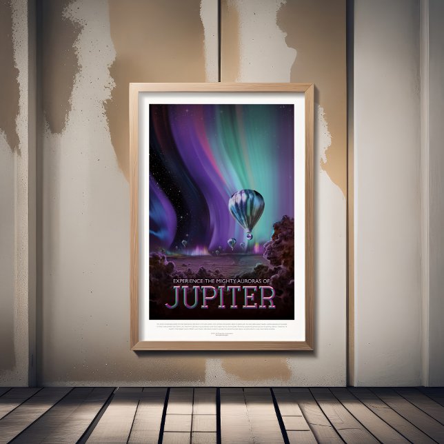 Sci-Fi Travel Ad, Planet Jupiter Poster (Creator Uploaded)
