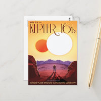 Sci-Fi Travel Ad, Planet Kepler-16b