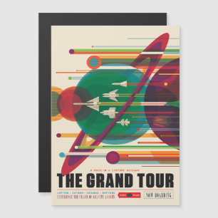 Sci-Fi Travel Ad, The Grand Tour Magnetic Invitation