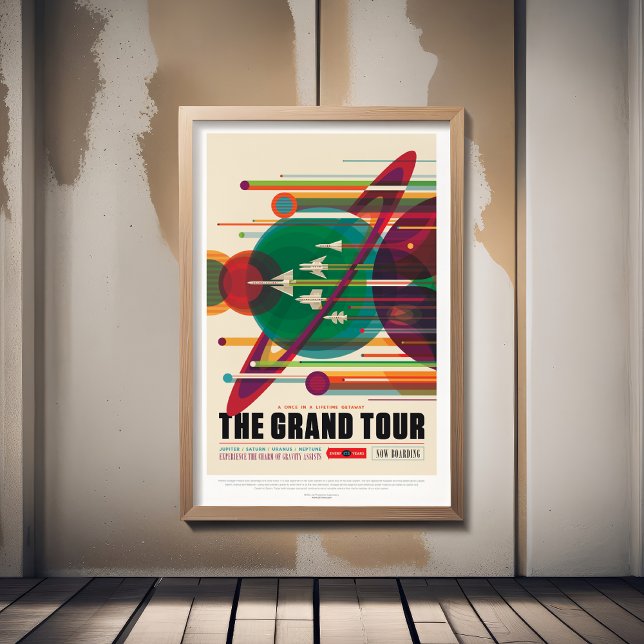 Sci-Fi Travel Ad, The Grand Tour Photo Print (Creator Uploaded)