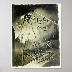 Sci Fi War of the Worlds Welles Poster