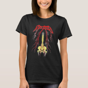 Sciatica Skeleton Metal 1 T-Shirt
