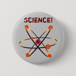 Science! 6 Cm Round Badge