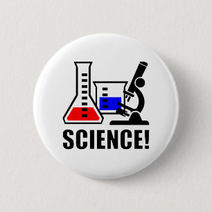Science! 6 Cm Round Badge