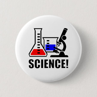 Science! 6 Cm Round Badge