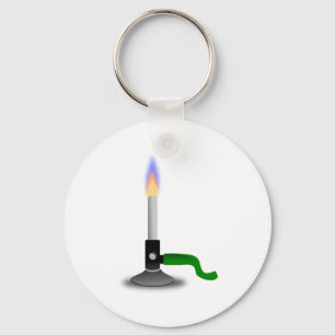 Science and Chemistry Bunsen Burner Key Ring