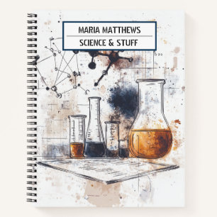 Science and chemistry themed Notebook