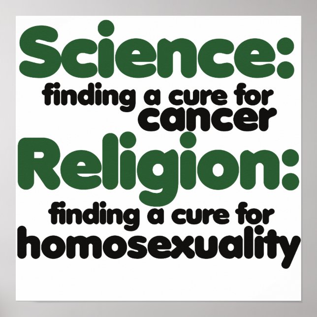 Science and Religion Poster (Front)