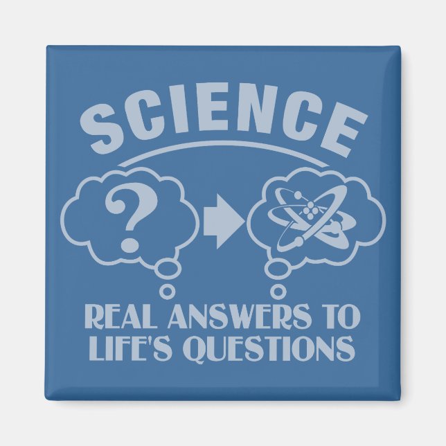 Science Answers custom magnet (Front)