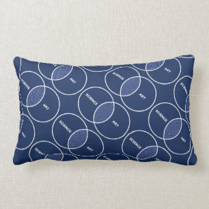 Science / Art Venn Diagram Lumbar Cushion