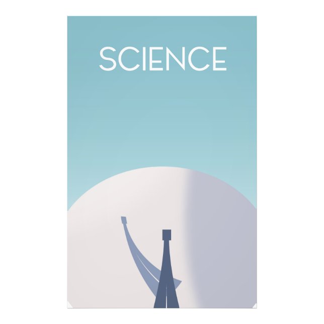 Science Astronomy poster print. (Front)
