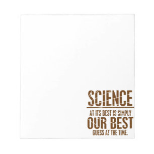 Science at Its Best Notepad