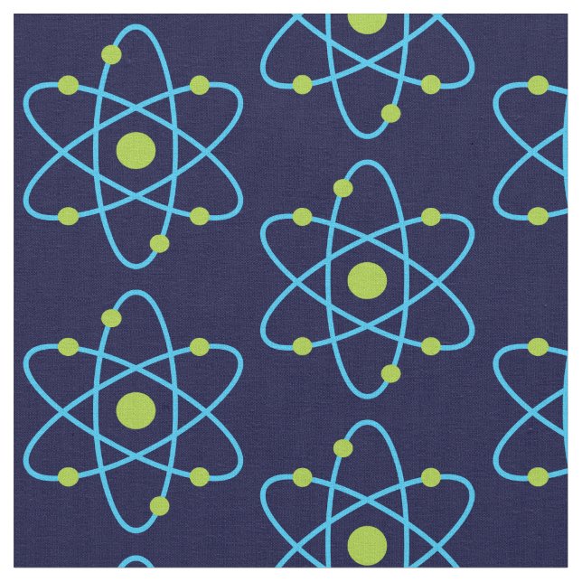 Science Atom Fabric (Close Up)