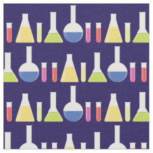 Science Beakers Laboratory Fabric