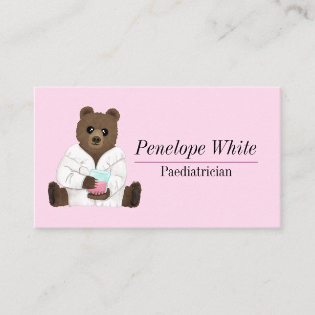 Science Bear Business Card (Front)