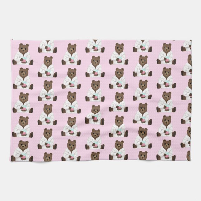 Science Bear Kitchen Towels (Horizontal)