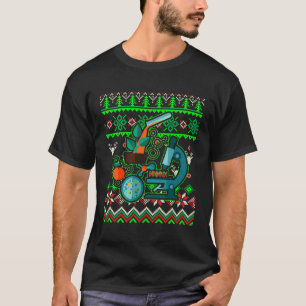 Science Biologist Ugly Christmas Biology T-Shirt