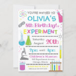 Science Birthday Invitation | Science Invite<br><div class="desc">Science Birthday Invitation
Science Invite
All designs are © NOTHING PANDA LLC</div>