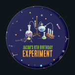Science Birthday Magnet<br><div class="desc">Elevate the science-themed party atmosphere with our Chemistry Set Kids Birthday magnet! These vibrant magnets feature a captivating design of a chemistry set with neon-coloured accents, perfectly complementing your science-themed celebration. Add a touch of scientific charm to your party with these delightful magnets!</div>