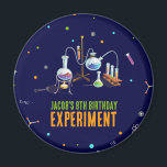 Science Birthday Magnet<br><div class="desc">Elevate the science-themed party atmosphere with our Chemistry Set Kids Birthday magnet! These vibrant magnets feature a captivating design of a chemistry set with neon-coloured accents,  perfectly complementing your science-themed celebration. Add a touch of scientific charm to your party with these delightful magnets!</div>