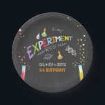 Science Birthday Paper plates Experiment Lab Boy<br><div class="desc">♥ A wonderful addition to your party! Science theme.</div>