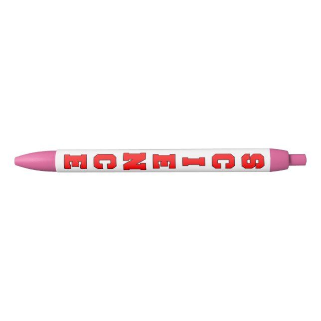 Science Black Ink Pen (Front)