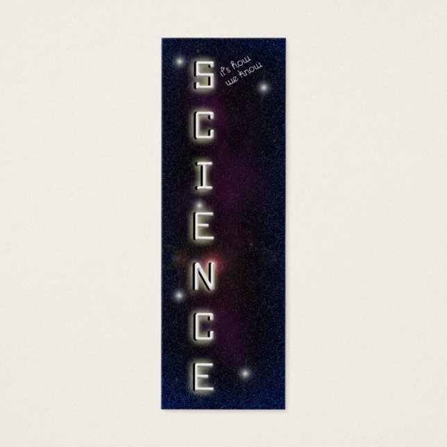 Science Bookmark (Front)