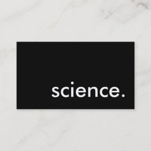 science. business card