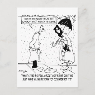 Science Cartoon 7084 Postcard