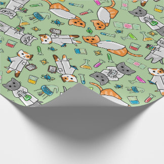 Science Cats Wrapping Paper