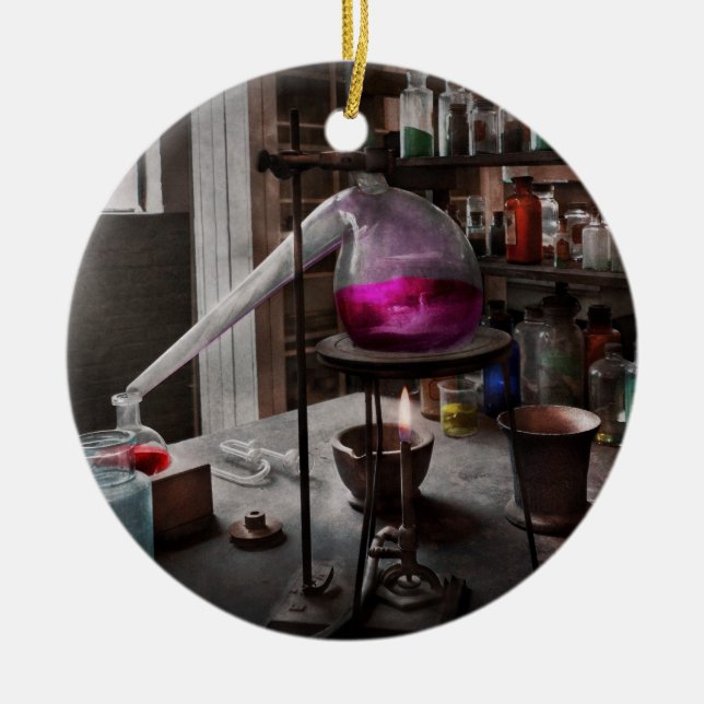 Science - Chemist - Chemistry for Medicine Ceramic Ornament (Front)