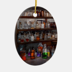 Science - Chemist - The secret of life Ceramic Ornament
