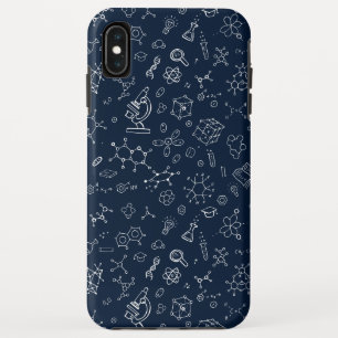 Science / Chemistry Drawing Pattern iPhone XS Max Case