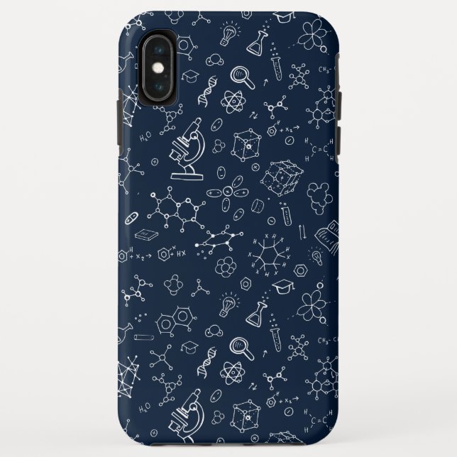 Science / Chemistry Drawing Pattern Case-Mate iPhone Case (Back)