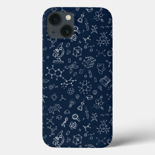 Science / Chemistry Drawing Pattern iPhone 13 Case