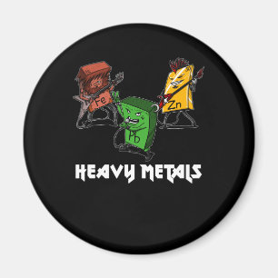 Science Chemistry Heavy Metals Nerd Geek Magnet
