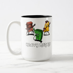 Science Chemistry Heavy Metals Nerd Geek Two-Tone Coffee Mug