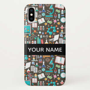 Science / Chemistry Pattern iPhone X Case