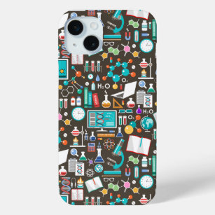 Science / Chemistry Pattern iPhone 15 Mini Case