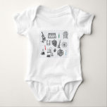 Science Chemistry Scientist Pattern  Baby Bodysuit<br><div class="desc">A science themed chemistry pattern ideal for anyone who loves science,  chemistry,  biology etc. An ideal gift for scientists no matter the age.</div>