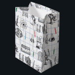 Science Chemistry Scientist Pattern Medium Gift Bag<br><div class="desc">A science themed chemistry pattern ideal for anyone who loves science,  chemistry,  biology etc. An ideal gift for scientists no matter the age.</div>