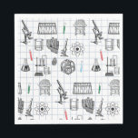 Science Chemistry Scientist Pattern  Napkin<br><div class="desc">A science themed chemistry pattern ideal for anyone who loves science,  chemistry,  biology etc. An ideal gift for scientists no matter the age.</div>