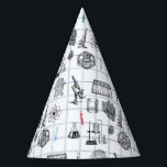 Science Chemistry Scientist Pattern  Party Hat<br><div class="desc">A science themed chemistry pattern ideal for anyone who loves science,  chemistry,  biology etc. An ideal gift for scientists no matter the age.</div>