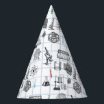 Science Chemistry Scientist Pattern  Party Hat<br><div class="desc">A science themed chemistry pattern ideal for anyone who loves science,  chemistry,  biology etc. An ideal gift for scientists no matter the age.</div>